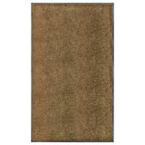 Vidaxl Doormat Washable 90x150 cm brun