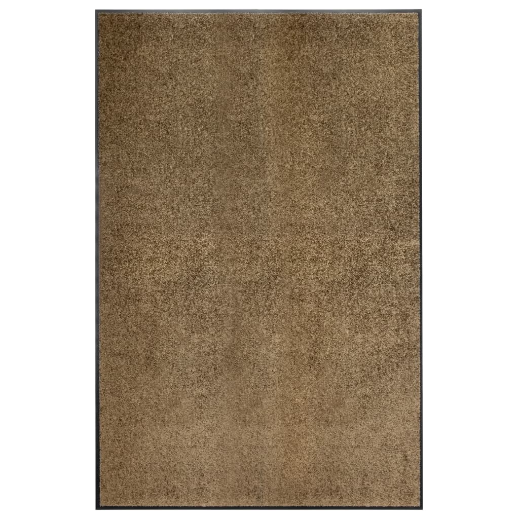 Vidaxl Doormat wäscht 120x180 cm Brown