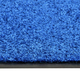 Vidaxl DOORMAT lavable 40x60 cm bleu