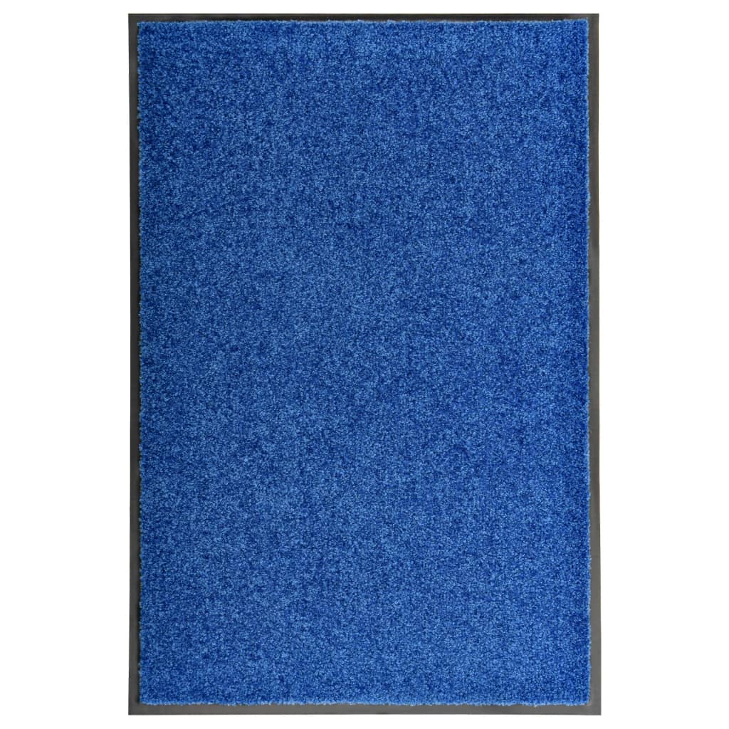 VIDAXL ROORMAT lavabile 60x90 cm blu