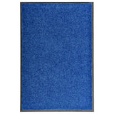 Vidaxl DOORMAT lavable 60x90 cm bleu