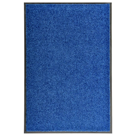 Vidaxl DOORMAT lavable 60x90 cm bleu