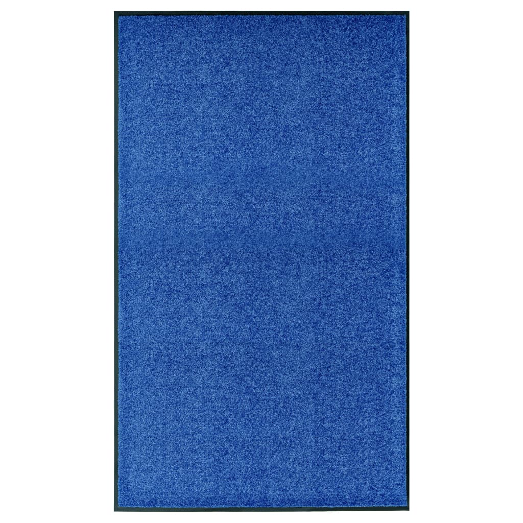 VIDAXL ROORMAT lavabile 90x150 cm blu