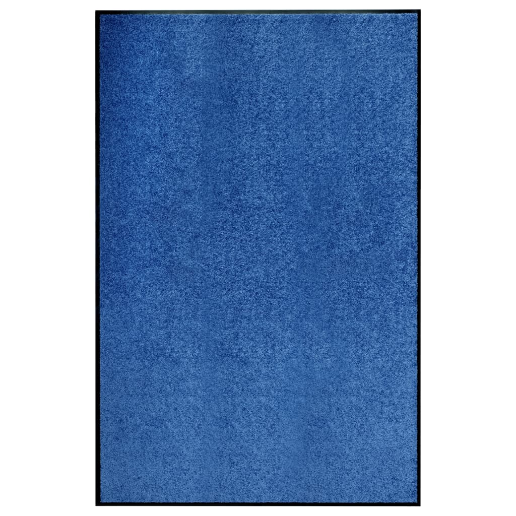 Vidaxl DOORMAT lavable 120x180 cm bleu