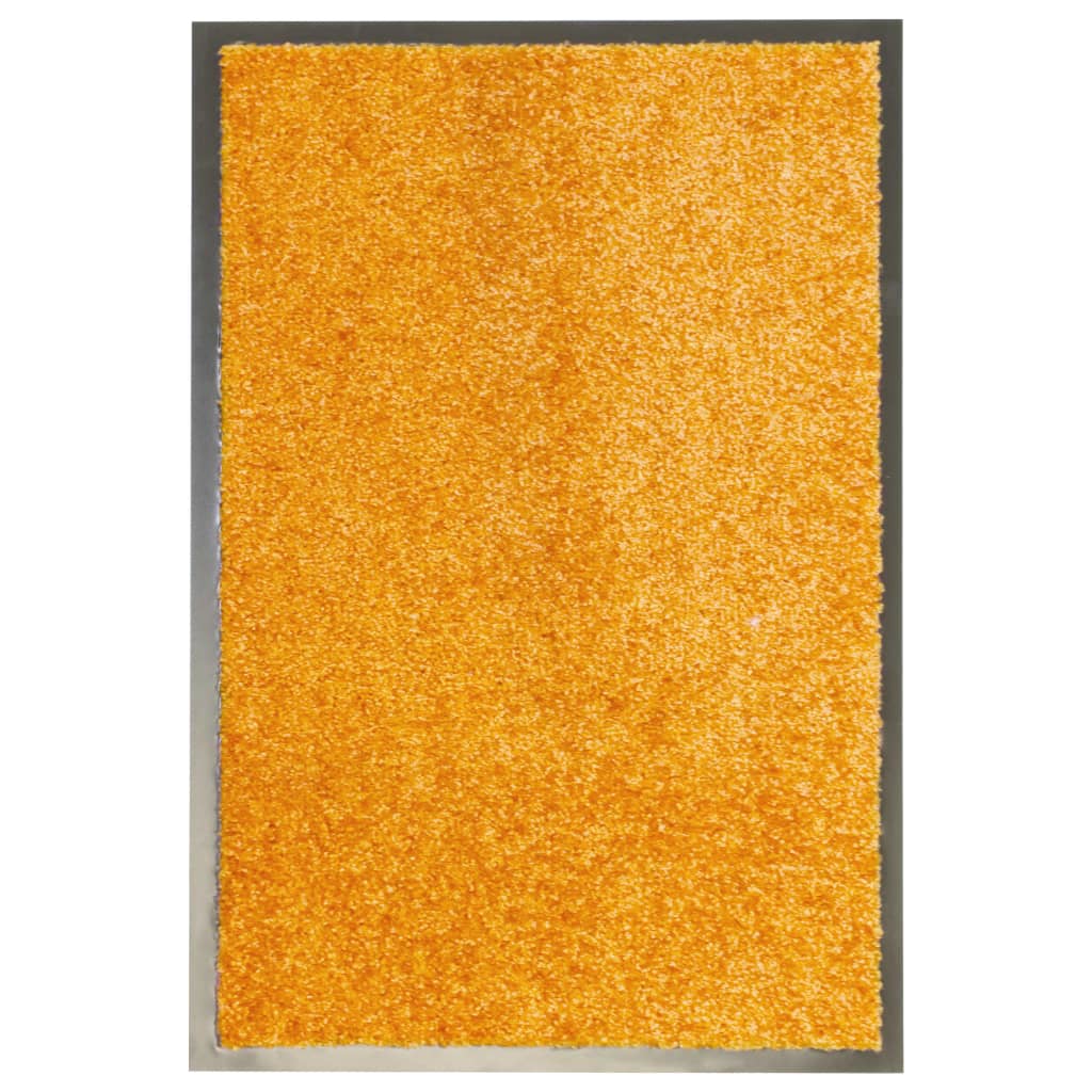 Vidaxl Pakormat lavable 40x60 cm de naranja