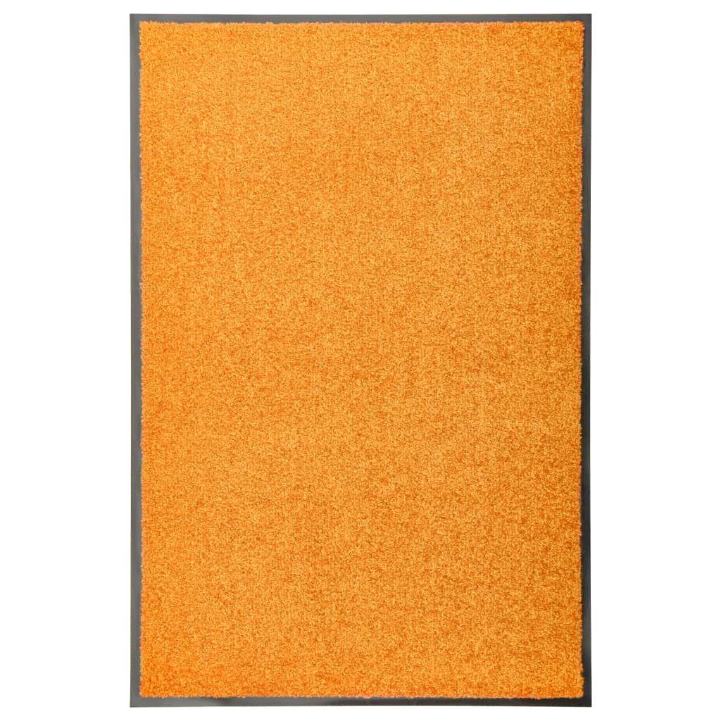 Vidaxl DOORMAT lavable 60x90 cm orange