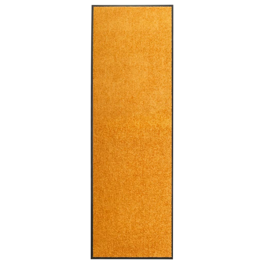 Vidaxl Doormat Washable 60x180 cm oransje