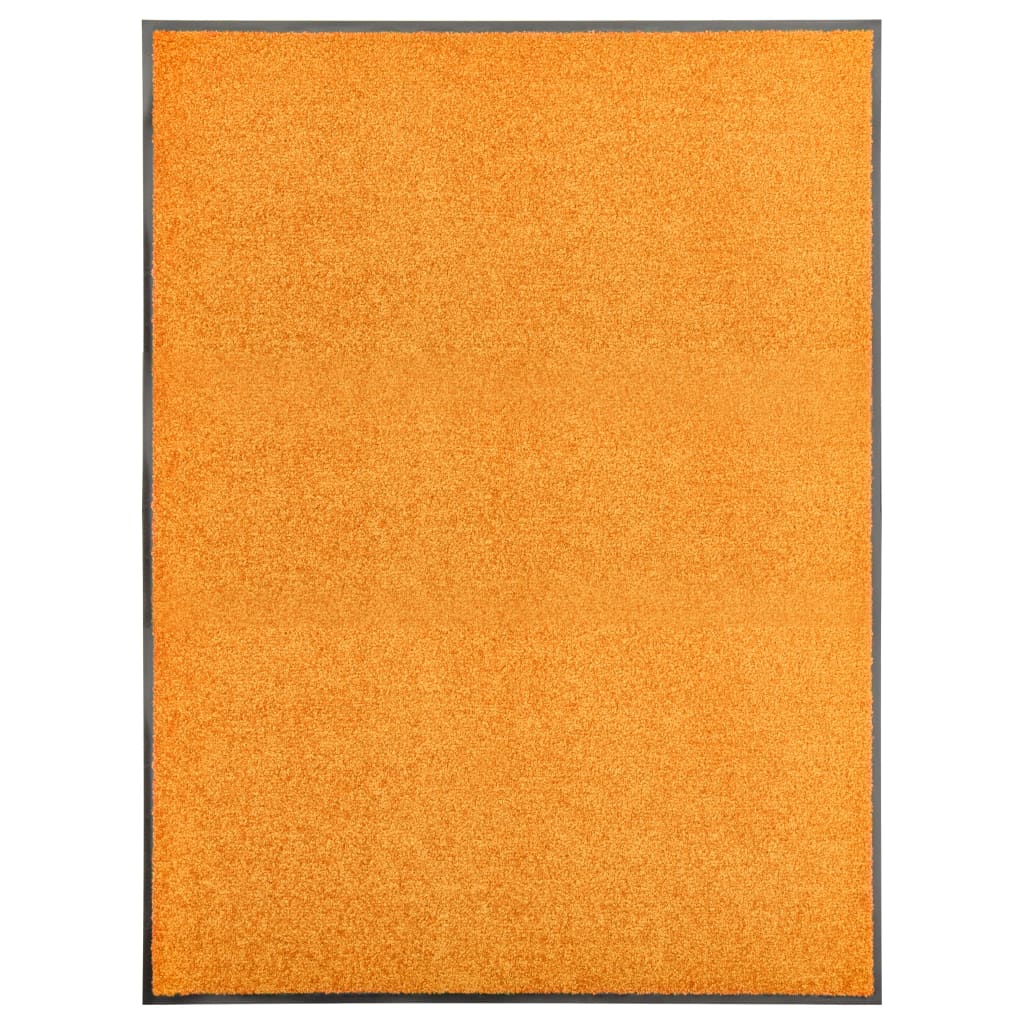 Vidaxl Pakormat lavable 90x120 cm de naranja