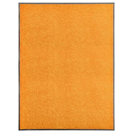 Vidaxl DOORMAT lavable 90x120 cm orange