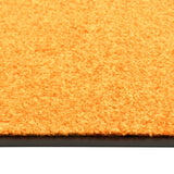 Vidaxl DOORMAT lavable 90x120 cm orange