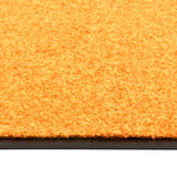 Vidaxl DOORMAT lavable 90x120 cm orange