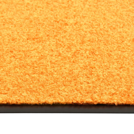 Vidaxl DOORMAT lavable 90x120 cm orange