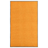 Vidaxl Doormat Washable 90x150 cm oransje