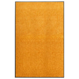 Vidaxl Doormat vaskbar 120x180 cm orange