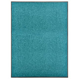 Vidaxl DOORMAT lavable 90x120 cm cyan