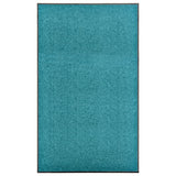 Vidaxl DOORMAT lavable 90x150 cm cyan