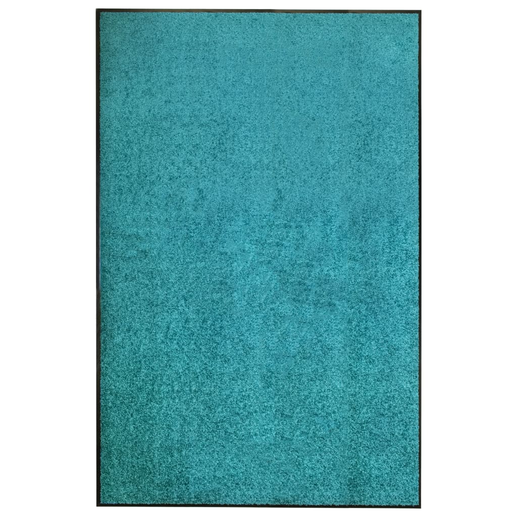 Vidaxl Doormat Washable 120x180 cm Cyan