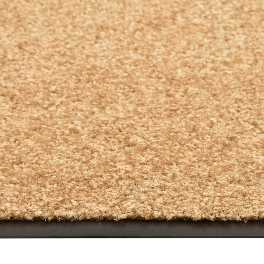 Vidaxl Doormat vaskbar 40x60 cm creme