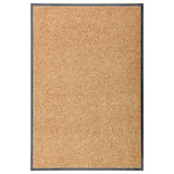 Vidaxx paillasson lavable 60x90 cm crème