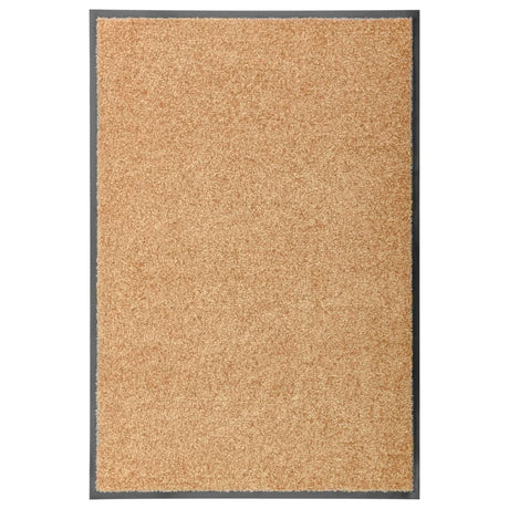 Vidaxx paillasson lavable 60x90 cm crème