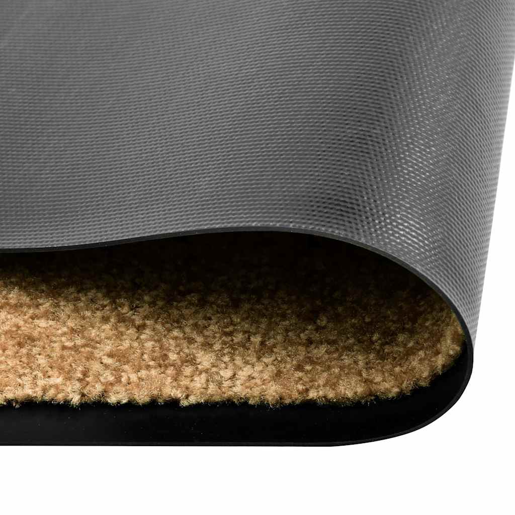 Vidaxx paillasson lavable 60x90 cm crème