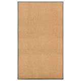 Vidaxl DOORMAT LAVABLE 90X150 CM CRAME