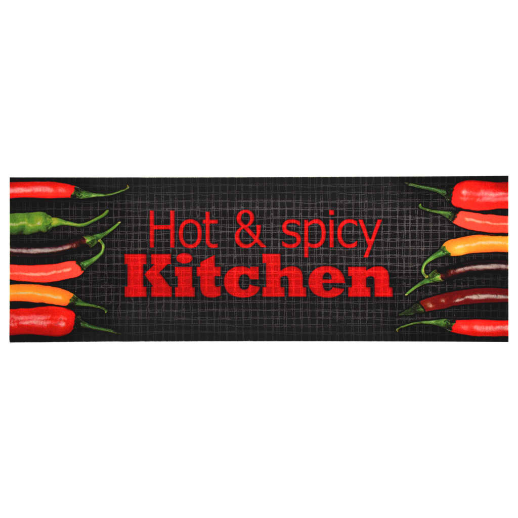 Vidaxl Kitchen Mat Washable Hot Spicy 45x150 cm