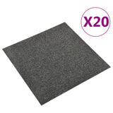 Vidaxl kobercové dlaždice 20 st 5 m² 50x50 cm antracit