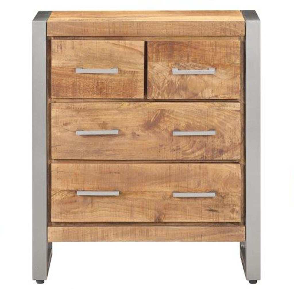 Vidaxl dressoir 60x35x70 cm ruw mangohout