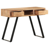 Vidaxl bureau met natuurlijke randen 107x45x79 cm massief acaciahout