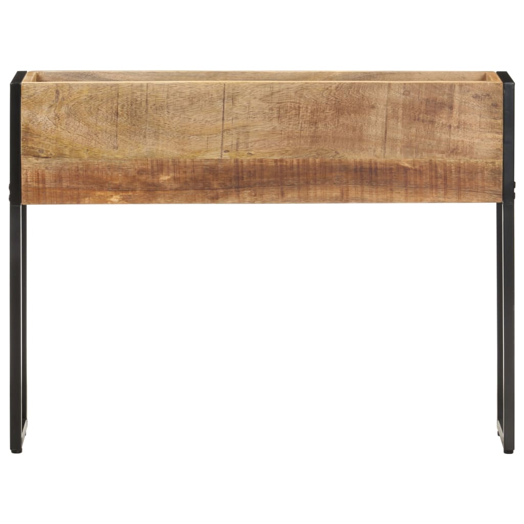 Vidaxl Planning Box 90x20x68 cm Rough Mango Wood