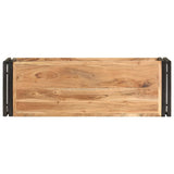 Vidaxl tv-meubel 90x30x40 cm massief acaciahout
