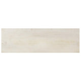 Vidaxl wandtafel 115x35x77 cm ruw mangohout wit