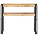 Vidaxl wandtafel 90x30x75 cm ruw mangohout