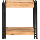Vidaxl bijzettafel 40x30x40 cm massief acaciahout