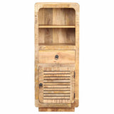 Vidaxl hoge kast 45x32x110 cm ruw mangohout