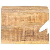 Vidaxx porte-vélos mural 35x25x25 cm bois de manguier massif brut
