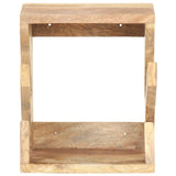 Vidaxl Wallskateboard Holder 25x20x30 cm Wood de mangue solide