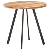 Vidaxl eettafel 80 cm massief acaciahout