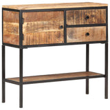 Vidaxl dressoir 85x30x80 cm ruw mangohout