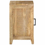 Vidaxl nachtkastje 40x30x50 cm massief mangohout