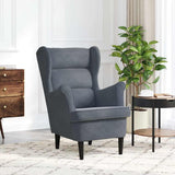 Vidaxl fauteuil fluweel donkergrijs