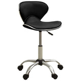 VidaXL tabouret de salon cuir artificiel noir