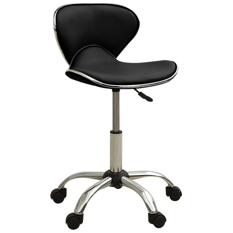 VidaXL tabouret de salon cuir artificiel noir