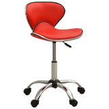 VidaXL tabouret de salon cuir artificiel rouge