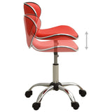 VidaXL tabouret de salon cuir artificiel rouge