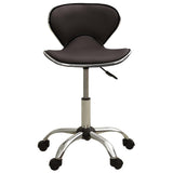 VidaXL tabouret de salon simili cuir marron