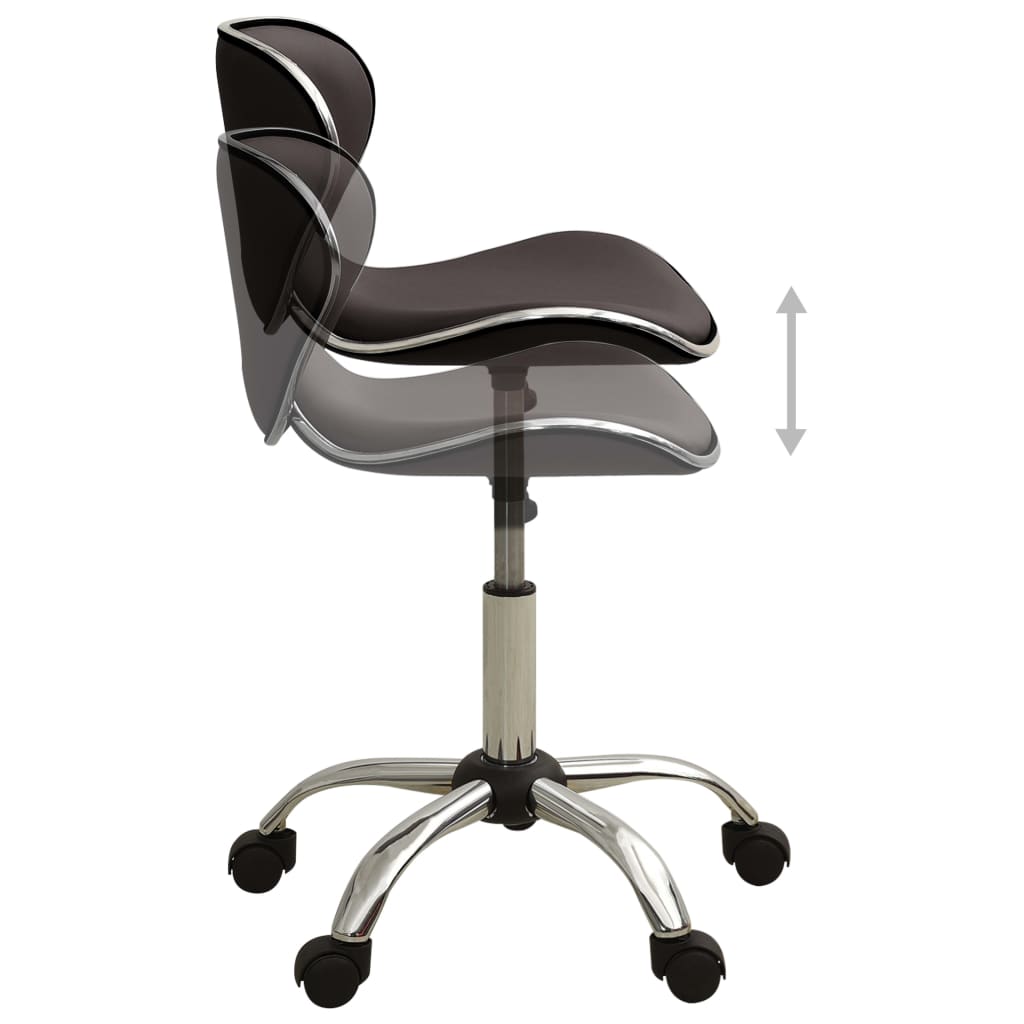VidaXL tabouret de salon simili cuir marron