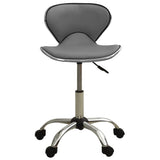 Vidaxl Salon stool Artificial leather gray