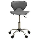 Tabouret de salon vidaxl gris en cuir artificiel